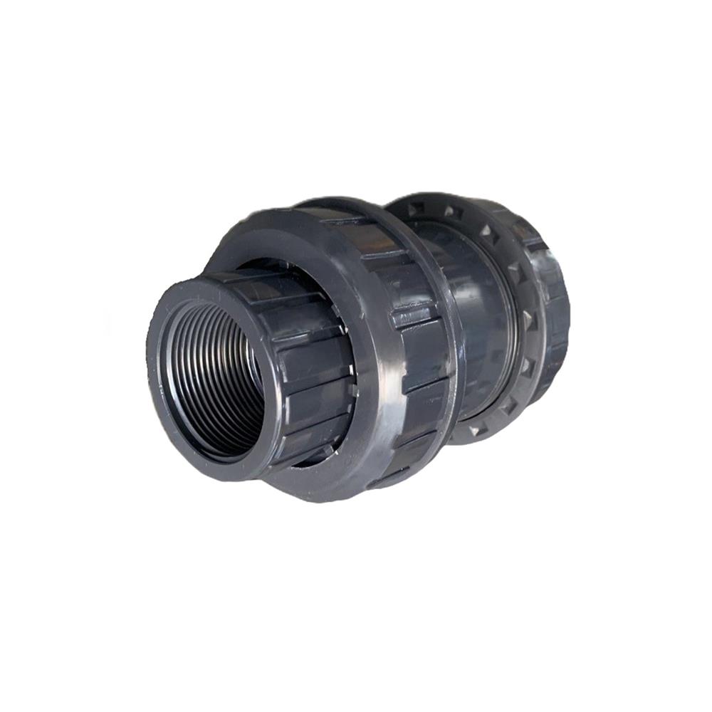 เช็ควาล์วสปริง UPVC ยูเนี่ยนเกลียวใน ERA 1/2 นิ้ว