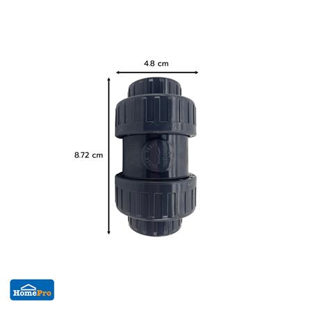 เช็ควาล์วสปริง UPVC ยูเนี่ยนเกลียวใน ERA 1/2 นิ้ว_3