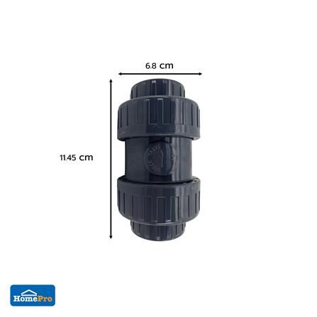 เช็ควาล์วสปริง UPVC ยูเนี่ยนเกลียวใน ERA 3/4 นิ้ว_3