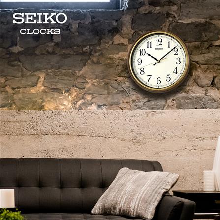 นาฬิกาแขวน SEIKO CLOCKS QHA008B 10.82 นิ้ว สีน้ำตาล_4