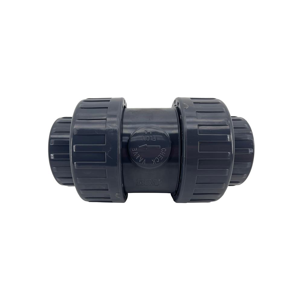 เช็ควาล์วสปริง UPVC ยูเนี่ยนเกลียวใน ERA 1 1/2 นิ้ว