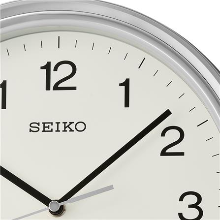นาฬิกาแขวน SEIKO CLOCKS QHA008S 10.82 นิ้ว สีเงิน_1