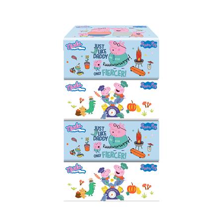 กระดาษเช็ดหน้า NUDA PEPPA PIG แพ็ก 4 ชิ้น_1