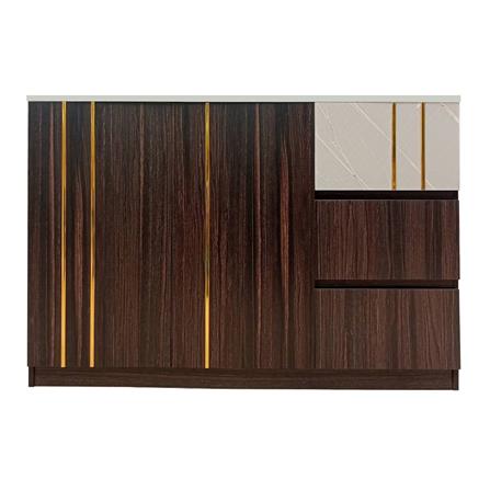 ตู้เตี้ย FURDINI ATLANTA 120 ซม. สีอคาเซีย/เทา_0