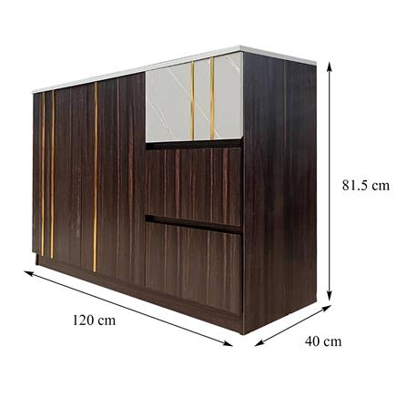 ตู้เตี้ย FURDINI ATLANTA 120 ซม. สีอคาเซีย/เทา_7