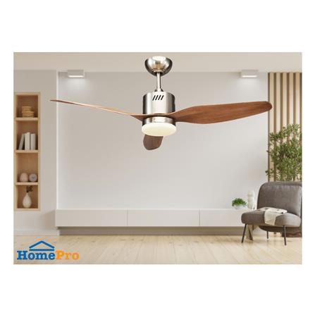 พัดลมโคมไฟ LED WINFAVOUR WFDC52/DC34(BN) 46 นิ้ว 18 วัตต์ DAYLIGHT/COOL WHITE/WARM WHITE สีน้ำตาล/เงิน_2
