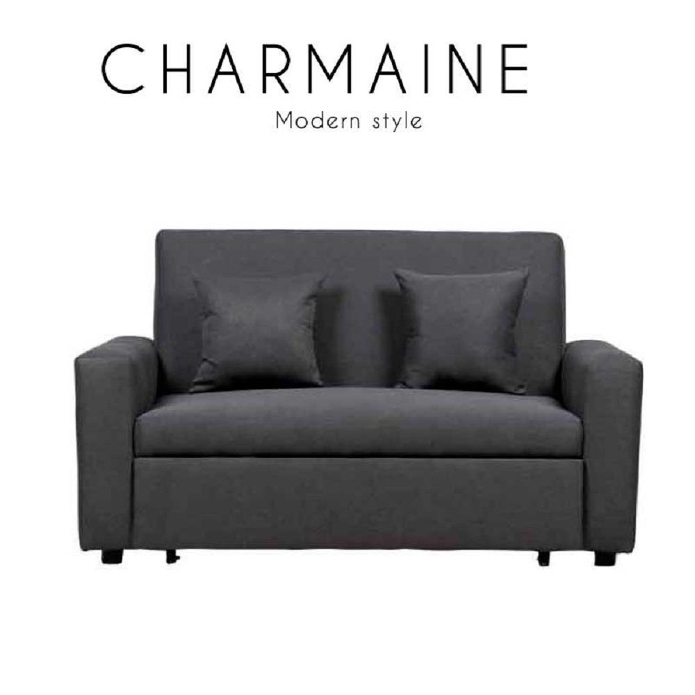 โซฟาเบด AS FURNITURE CHARMAINE CGYCA4 สีเทาเข้ม