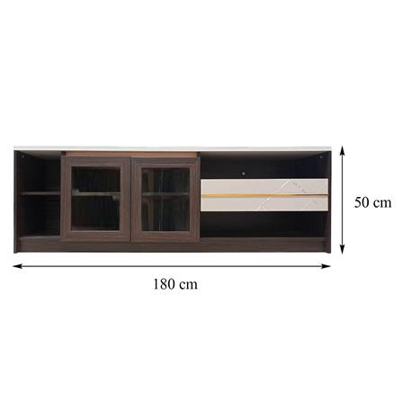 ตู้วางทีวี FURDINI ATLANTA 180 ซม. สีอคาเซีย/เทา_5