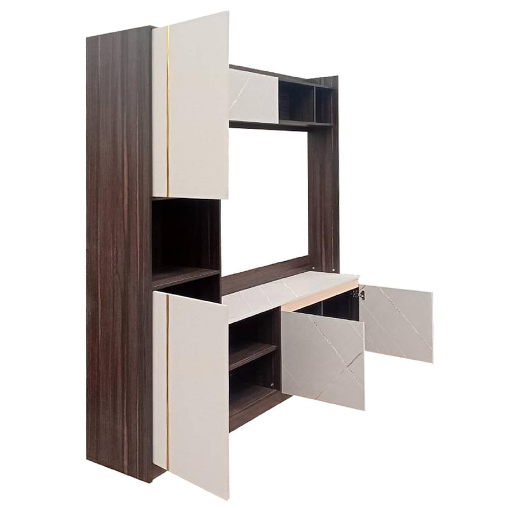 ชุดตู้วางทีวี FURDINI ATLANTA 200 ซม. สีอคาเซีย/เทา