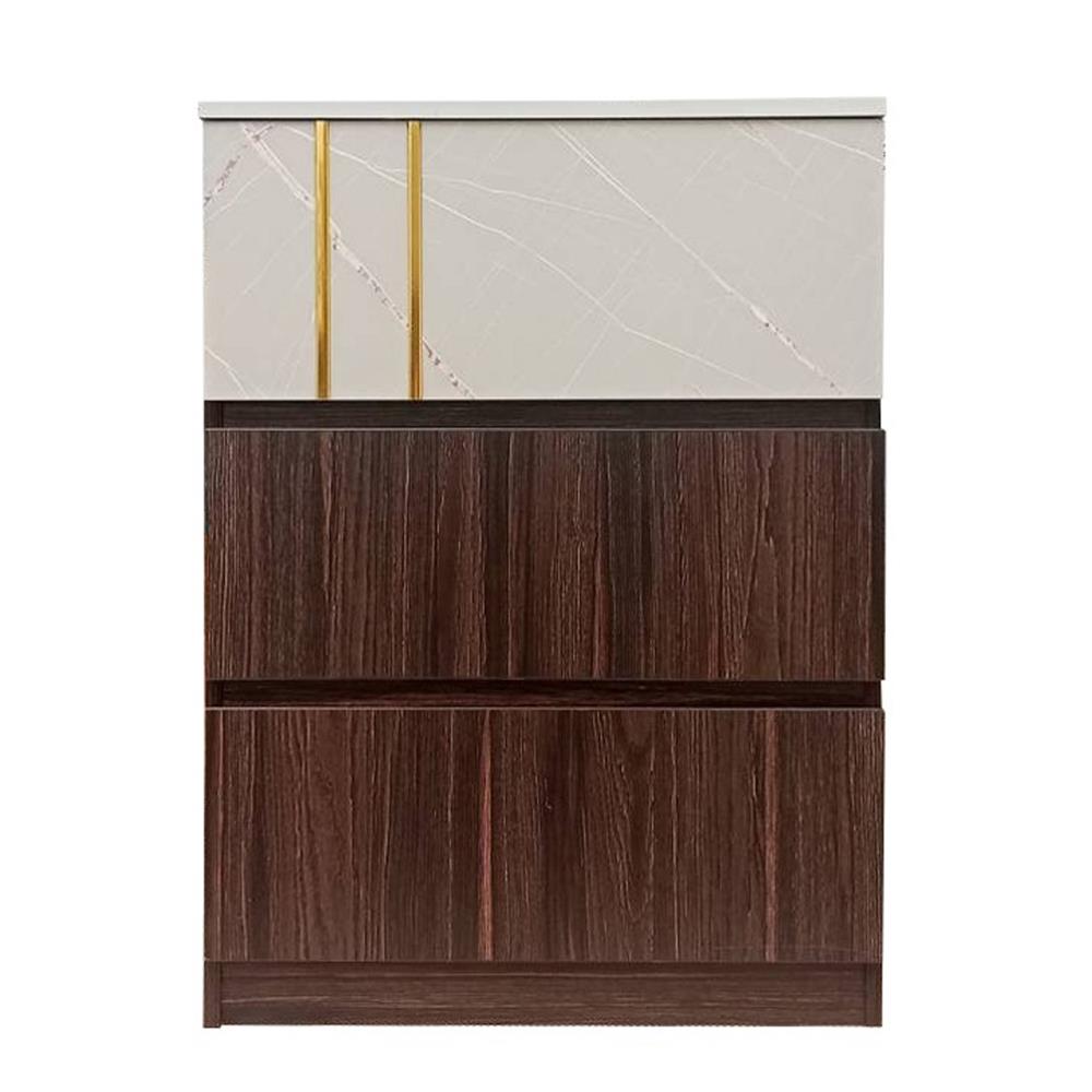 ตู้ลิ้นชัก 3 ลิ้นชัก FURDINI ATLANTA 60 ซม. สีอคาเซีย/เทา