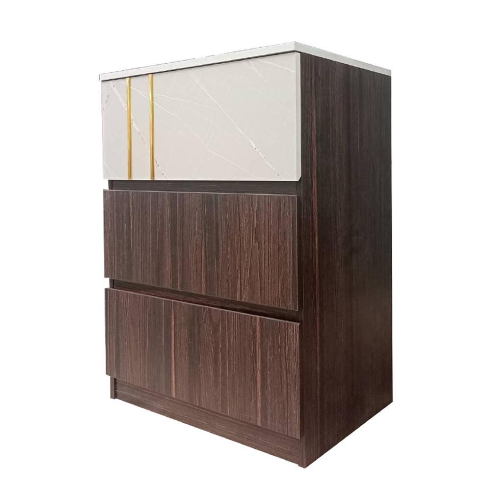 ตู้ลิ้นชัก 3 ลิ้นชัก FURDINI ATLANTA 60 ซม. สีอคาเซีย/เทา