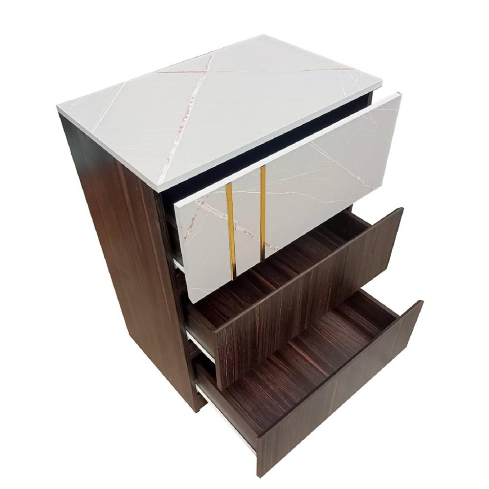 ตู้ลิ้นชัก 3 ลิ้นชัก FURDINI ATLANTA 60 ซม. สีอคาเซีย/เทา