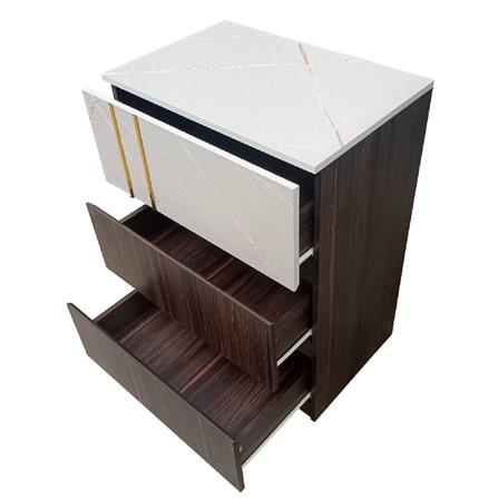 ตู้ลิ้นชัก 3 ลิ้นชัก FURDINI ATLANTA 60 ซม. สีอคาเซีย/เทา_4