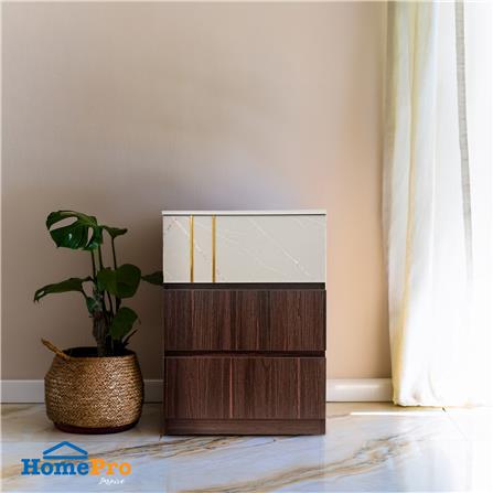 ตู้ลิ้นชัก 3 ลิ้นชัก FURDINI ATLANTA 60 ซม. สีอคาเซีย/เทา_5