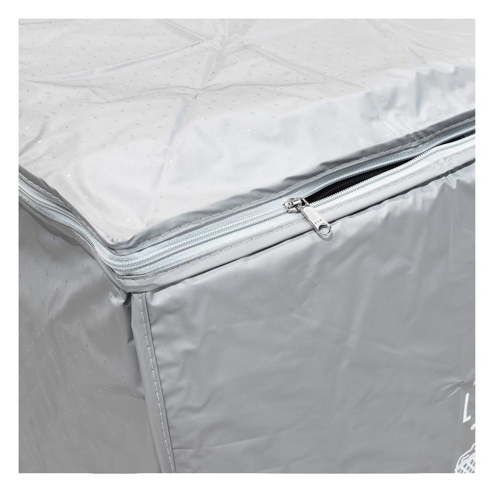 ถุงคลุมเครื่องซักผ้าฝาบน PLIM WASH DRY SIZE M สีเทา