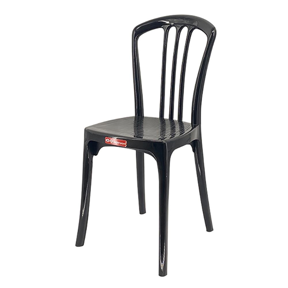เก้าอี้พลาสติก SUPERWARE CH-53 สีดำ