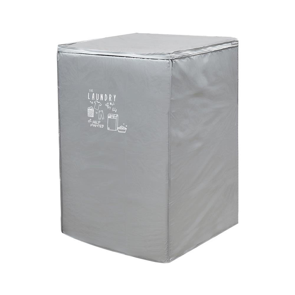 ถุงคลุมเครื่องซักผ้าฝาบน PLIM WASH DRY SIZE L สีเทา