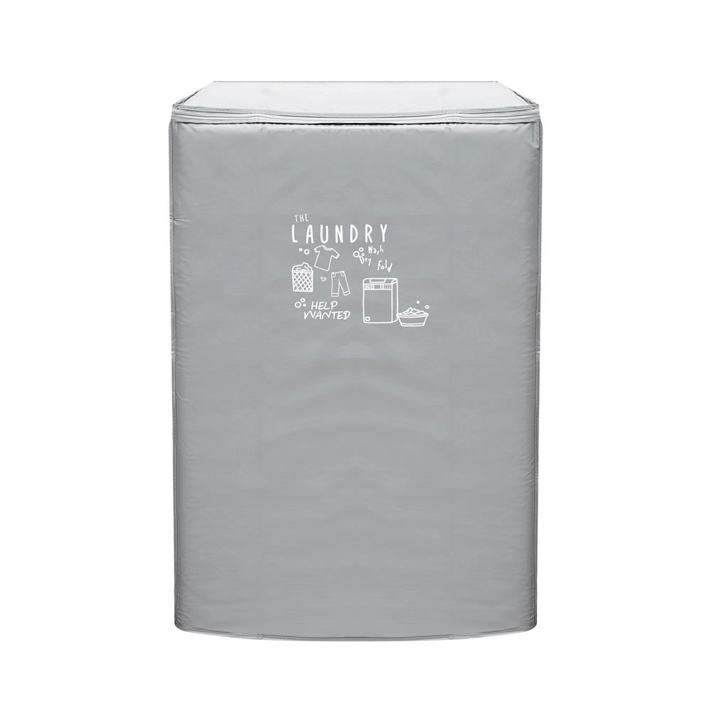 ถุงคลุมเครื่องซักผ้าฝาบน PLIM WASH DRY SIZE L สีเทา