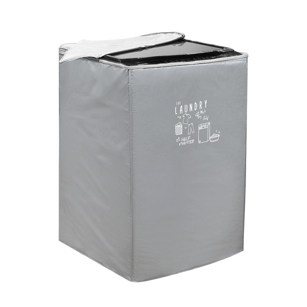 ถุงคลุมเครื่องซักผ้าฝาบน PLIM WASH DRY SIZE L สีเทา