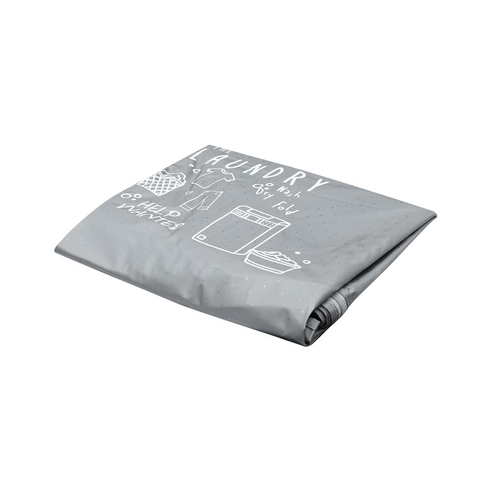 ถุงคลุมเครื่องซักผ้าฝาบน PLIM WASH DRY SIZE L สีเทา