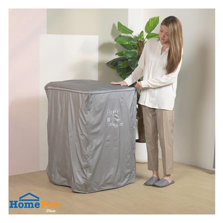 ถุงคลุมเครื่องซักผ้าฝาบน PLIM WASH DRY SIZE L สีเทา_8