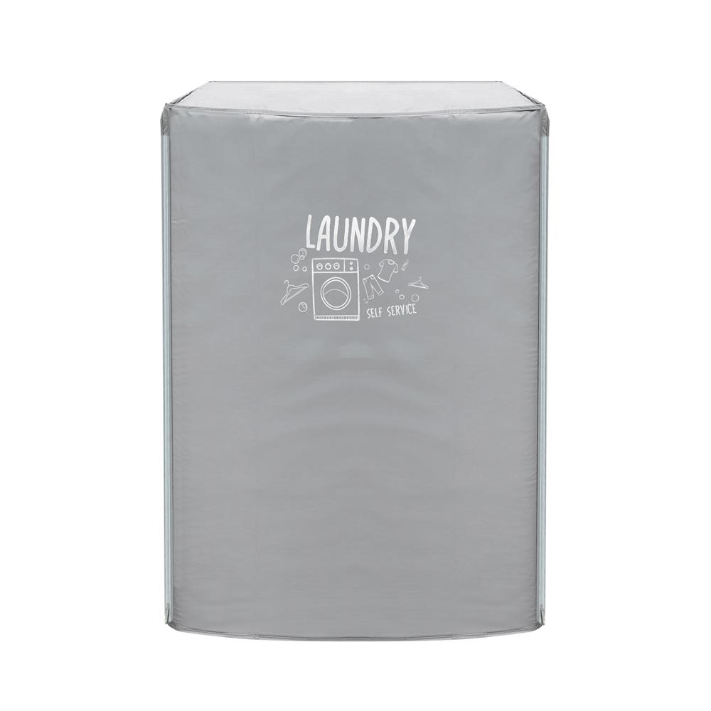 ถุงคลุมเครื่องซักผ้าฝาหน้า PLIM WASH DRY SIZE L สีเทา