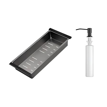 ซิงค์ฝัง 1 หลุม TEKA TQ50 1B PVD BLACK สีดำ_2