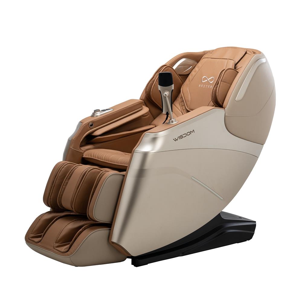 เก้าอี้นวดไฟฟ้า RESTER WISDOM สีน้ำตาล