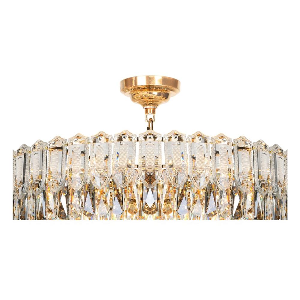 ไฟช่อ L&E 01-03111 สีทอง/ใส 22 หัว