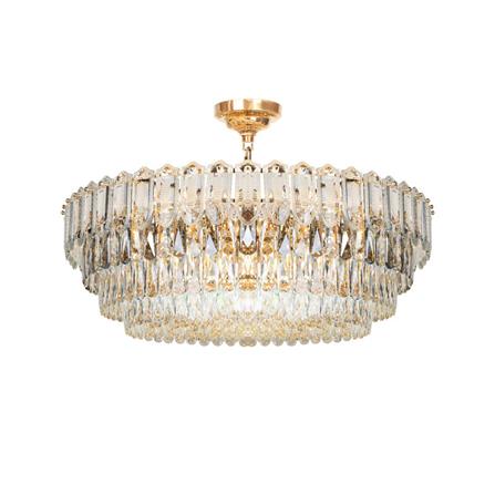 ไฟช่อ L&E 01-03111 สีทอง/ใส 22 หัว_0