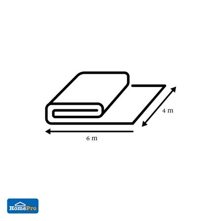 สแลนกรองแสง 95 เปอร์เซ็นต์ SPRING 4x6 ม. สี GRAPHITE_5