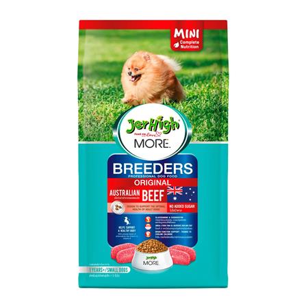 อาหารสุนัข JERHIGH MORE BREED MINI BEEF 400 ก._0