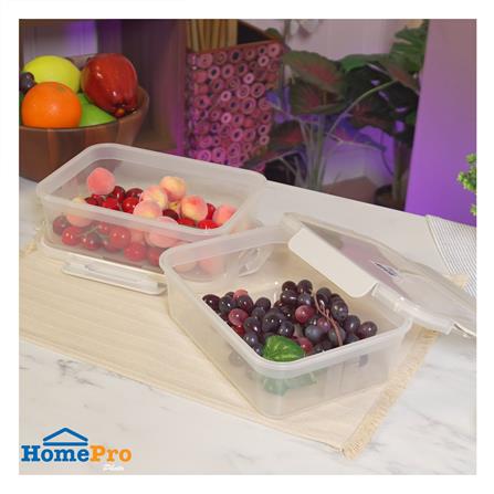 ชุดกล่องอาหาร 2.1 ลิตร KECH NEXT2817 แพ็ก 2 ชิ้น สีครีม_5