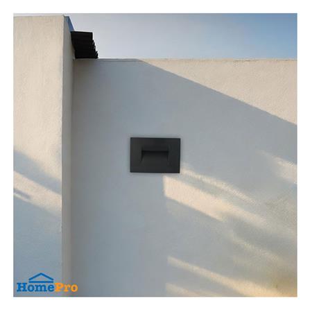 ไฟผนังภายนอก LED L&E 65-A0303 5 วัตต์ WARM WHITE สีดำ_4