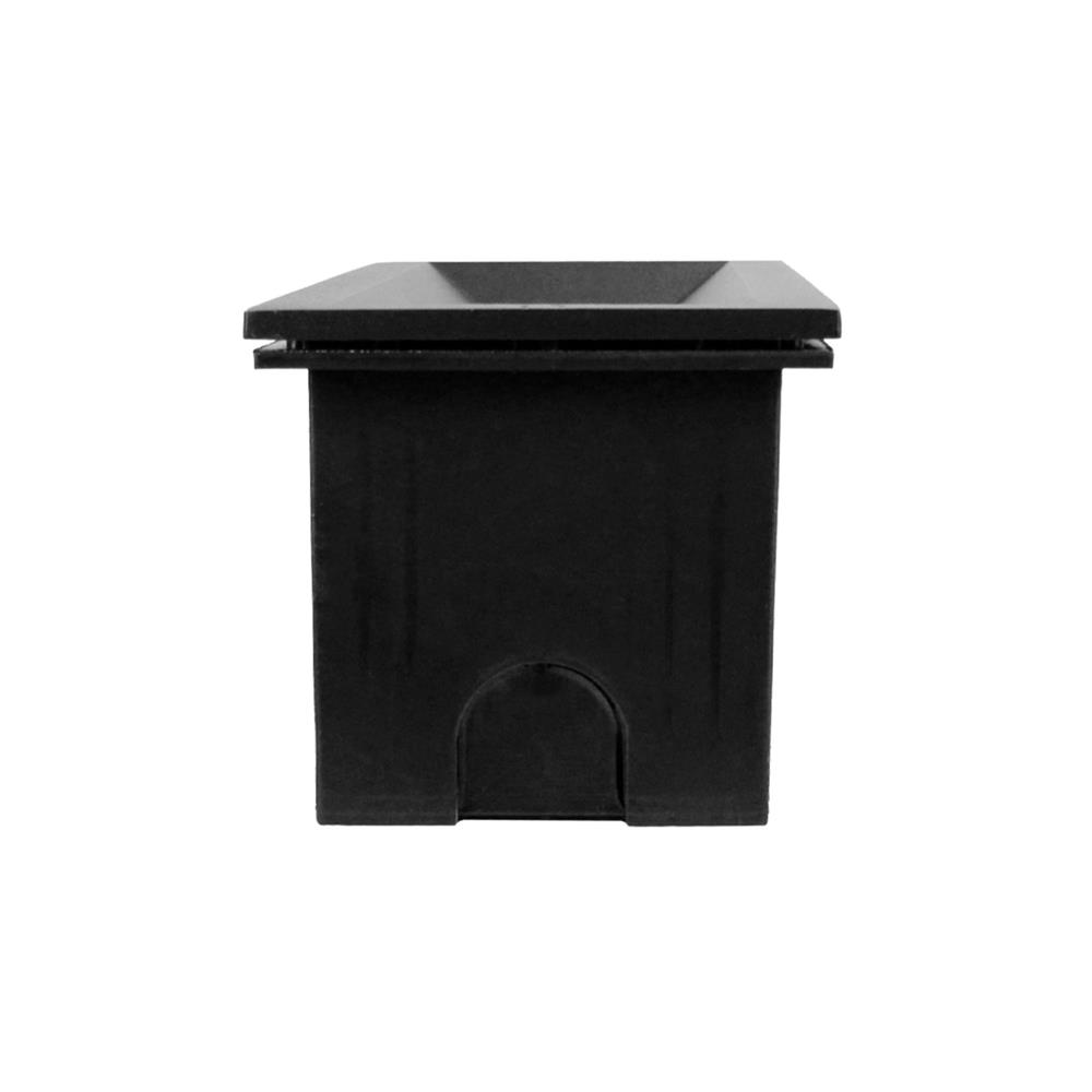 ไฟผนังภายนอก LED L&E 65-A0177 14 วัตต์ WARM WHITE สีดำ