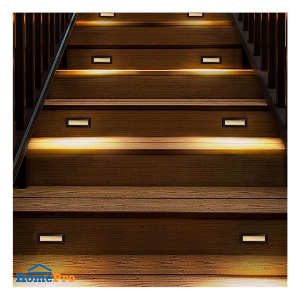 ไฟผนังภายนอก LED L&E 65-A0177 14 วัตต์ WARM WHITE สีดำ