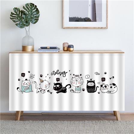 ม่านตกแต่ง STIXMATE MGL-09 50X70 ซม. สีขาว_2