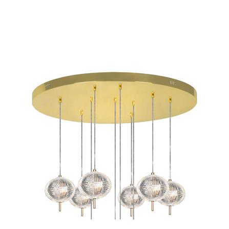 ไฟช่อ L&E 01-30106 สีทอง/ใส 10 หัว_1