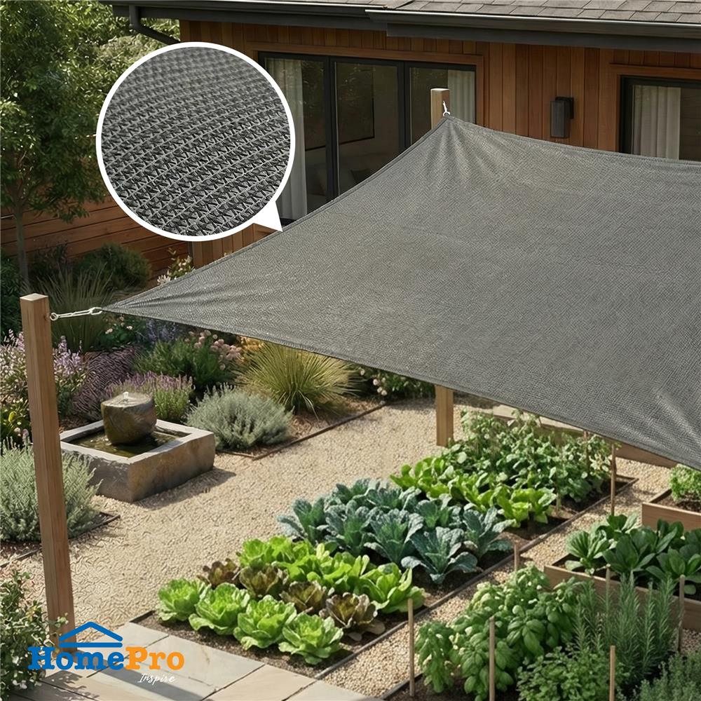 สแลนกรองแสง 95 เปอร์เซ็นต์ SPRING 2x3 ม. สี GRAPHITE