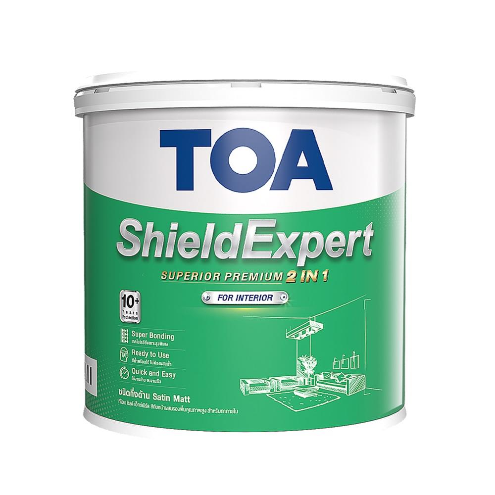 สีน้ำทาภายใน ชนิดด้าน TOA SHIELD EXPERT BASE B 1 แกลลอน