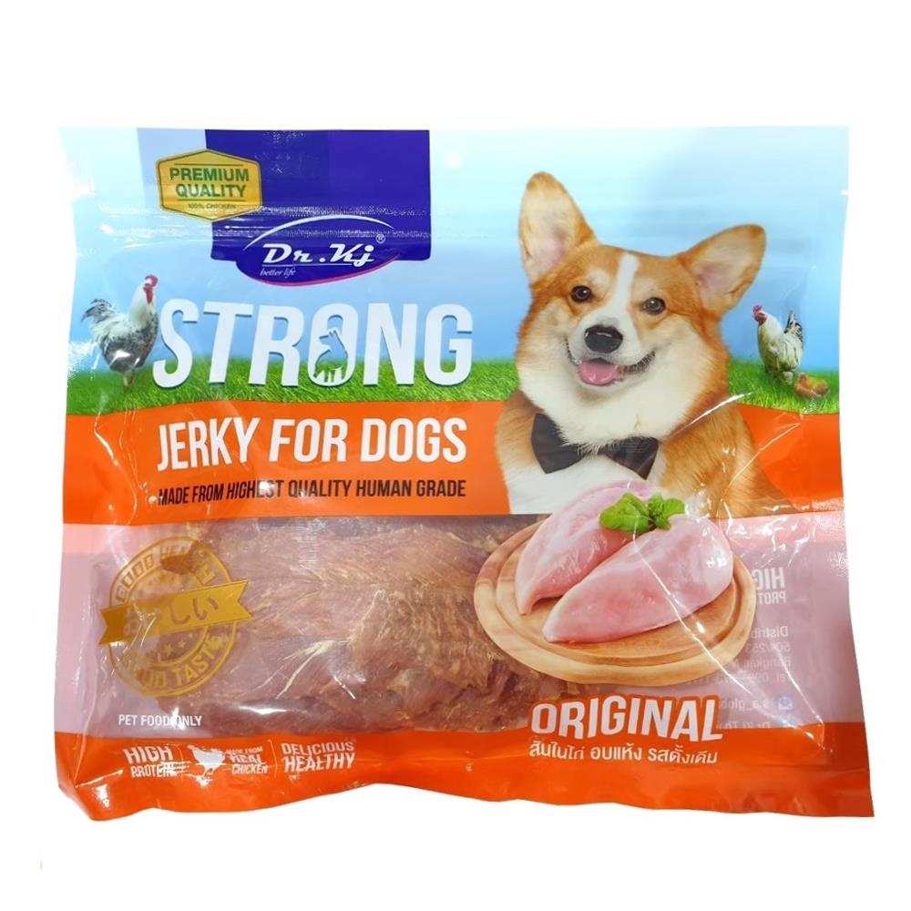 ขนมสุนัข DR.KJ CHICKEN FILLET ORIGINAL 250 ก.