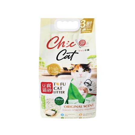 ทรายแมวเต้าหู้ CHIC ADD CAT ORIGINAL 22 ลิตร_0