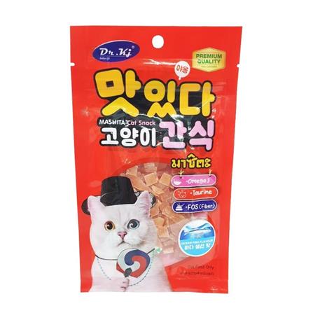 ขนมแมว DR.KJ MASHITA CAT SNACK OCEAN FISH ไซซ์ S 35 ก._0