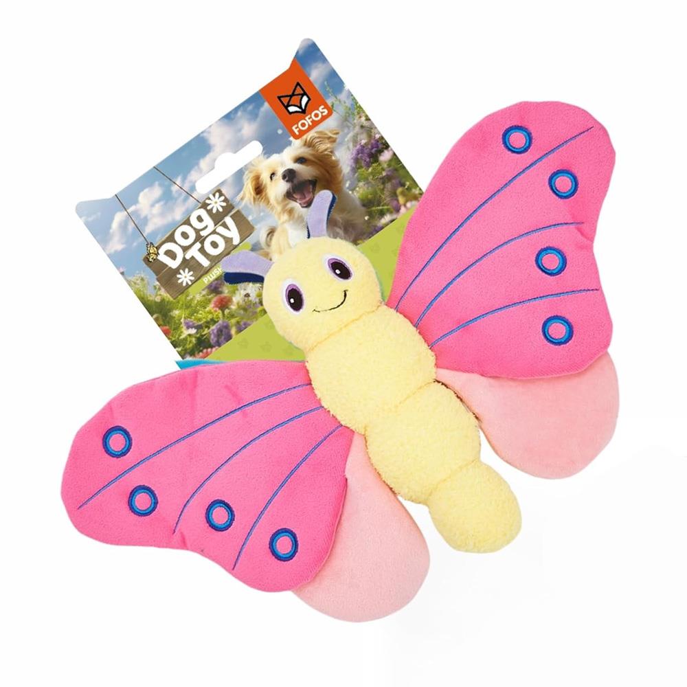 ของเล่นสุนัข FOFOS JUMBO BUTTERFLY สีชมพู