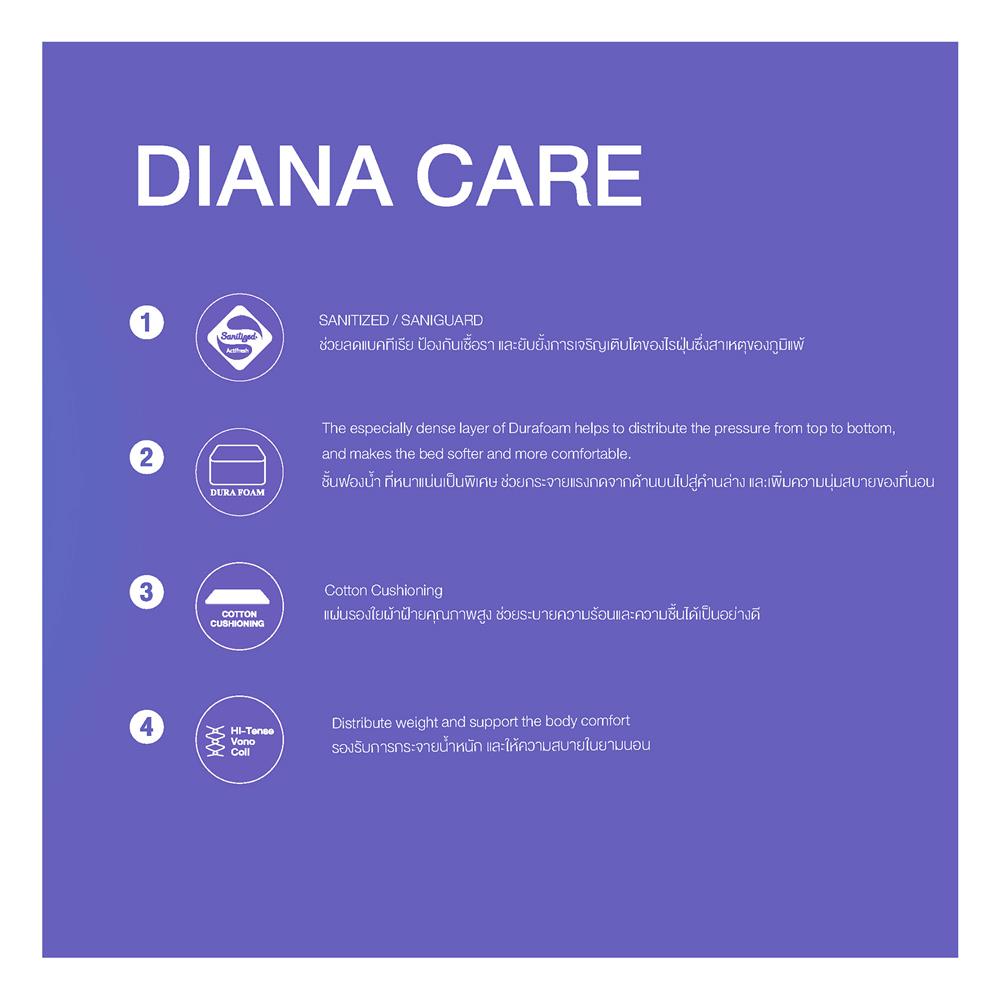 ที่นอน 3.5 ฟุต VONO DIANA CARE