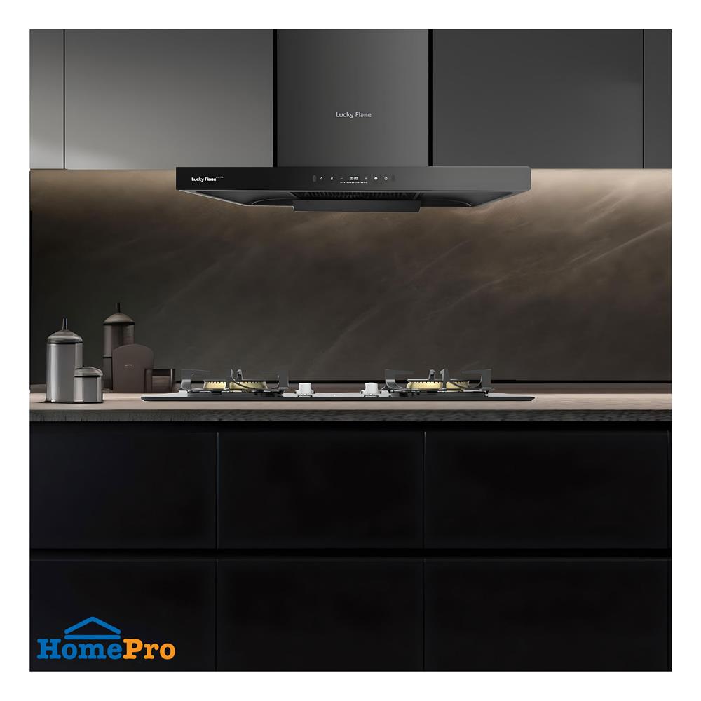 เตาฝัง+เครื่องดูดควัน LUCKY FLAME LGS9102+RG911T(NB)