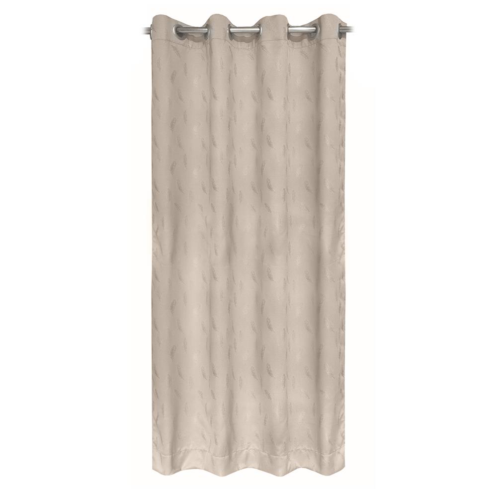 ผ้าม่าน EYELET HOME LIVING STYLE ZORA UV 140X220 ซม. สีครีม_1