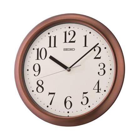 นาฬิกาแขวน SEIKO CLOCKS QXA787B 12.7 นิ้ว สีน้ำตาล