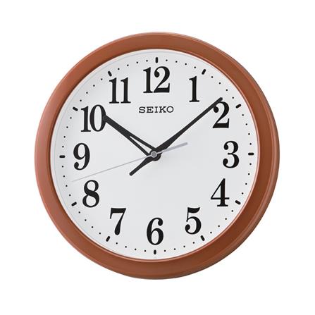 นาฬิกาแขวน SEIKO CLOCKS QHA012B 11.02 นิ้ว สีน้ำตาล