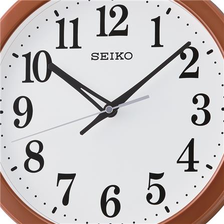 นาฬิกาแขวน SEIKO CLOCKS QHA012B 11.02 นิ้ว สีน้ำตาล_1